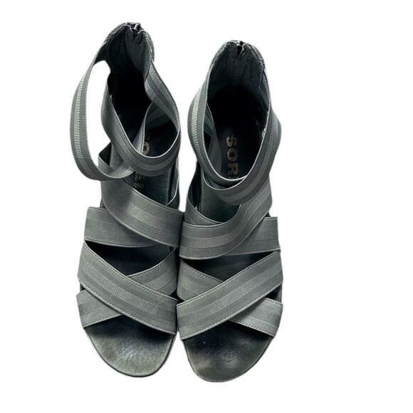 Sorel Forest Green Sandals - Picture 2 of 6